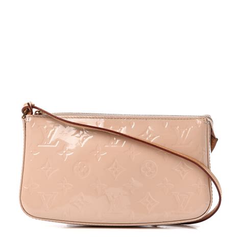 louis vuitton pochette accessories rose angelique|LOUIS VUITTON Vernis Pochette Accessories NM Rose .